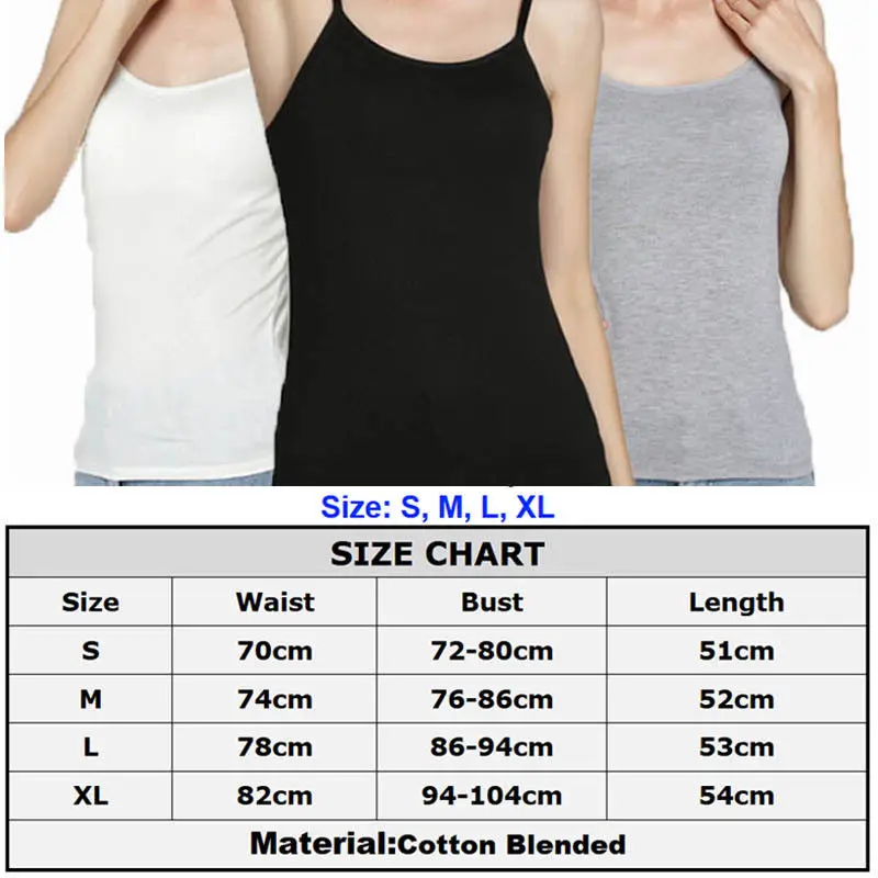 Summer Modal Bra Tank Top Women Spaghetti Strap Camisole with Built In Bra  Padded Self Mold Bra Solid Casual Female Tops Vest