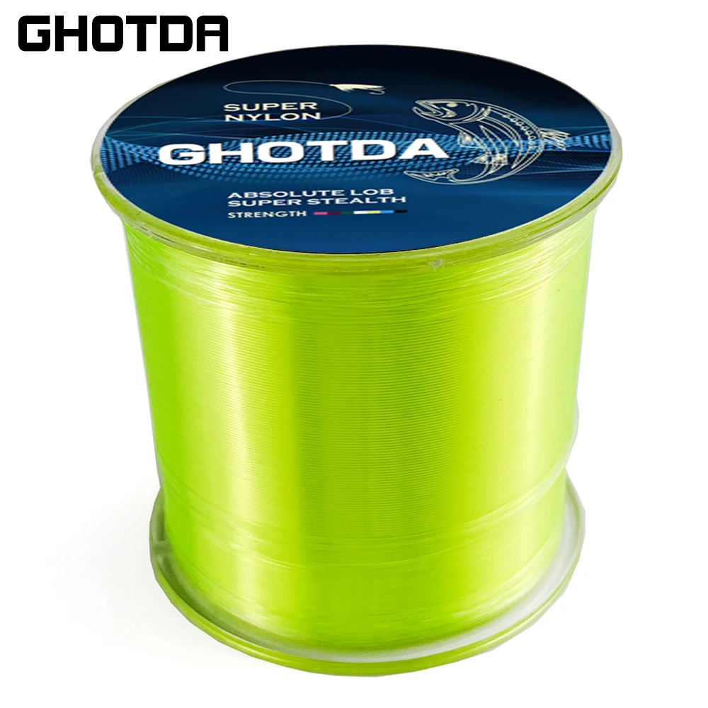 GHOTDA 500M Nylon Fishing Line Durable Monofilament Fishing Wire Rock Sea Line fishing line