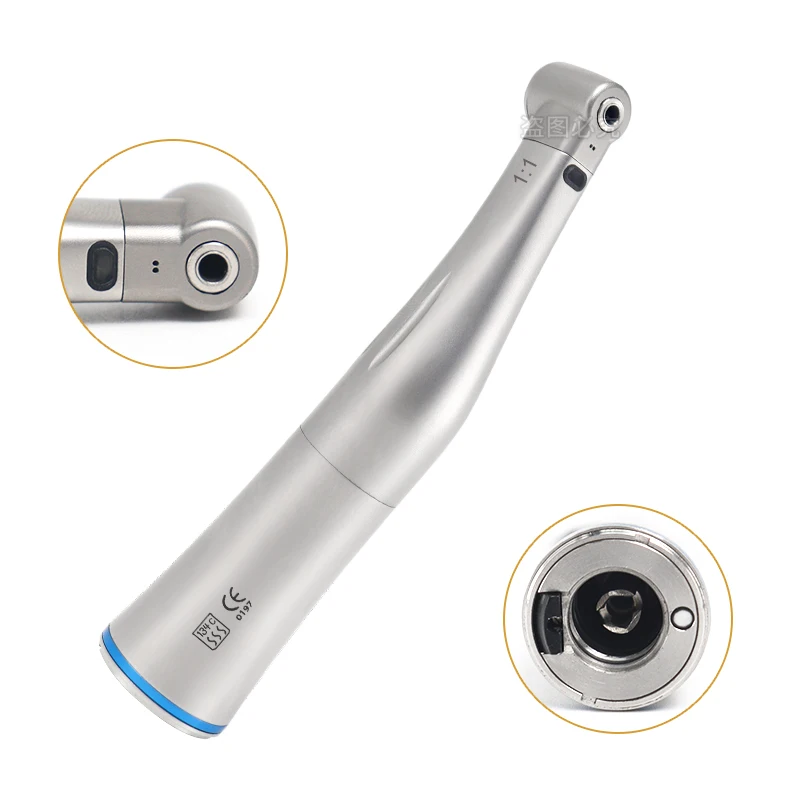 LED 1:1 Niedrigdrehzahl-Handstück, faseroptisches LED-Winkelstück X25 X25L, 1:1 Rotations-Dental-Hochgeschwindigkeits-Handstück