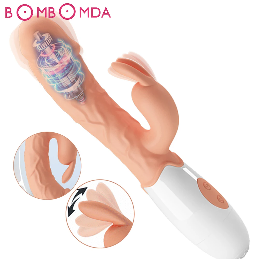 Realistic Dildo Vibrator With 30 Speed Settings For Women_voghion.com