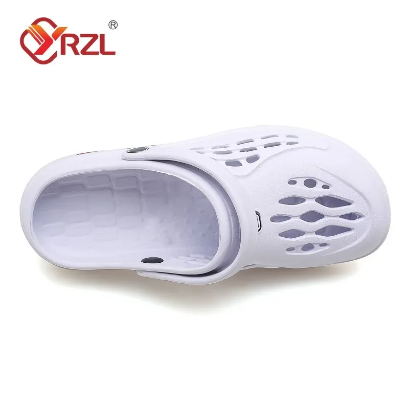 Mens Slippers YRZL Unisex Soft Non-slip Wear-resistant Casual Sandals Comfortable Slip on Beach Shoes Outdoor