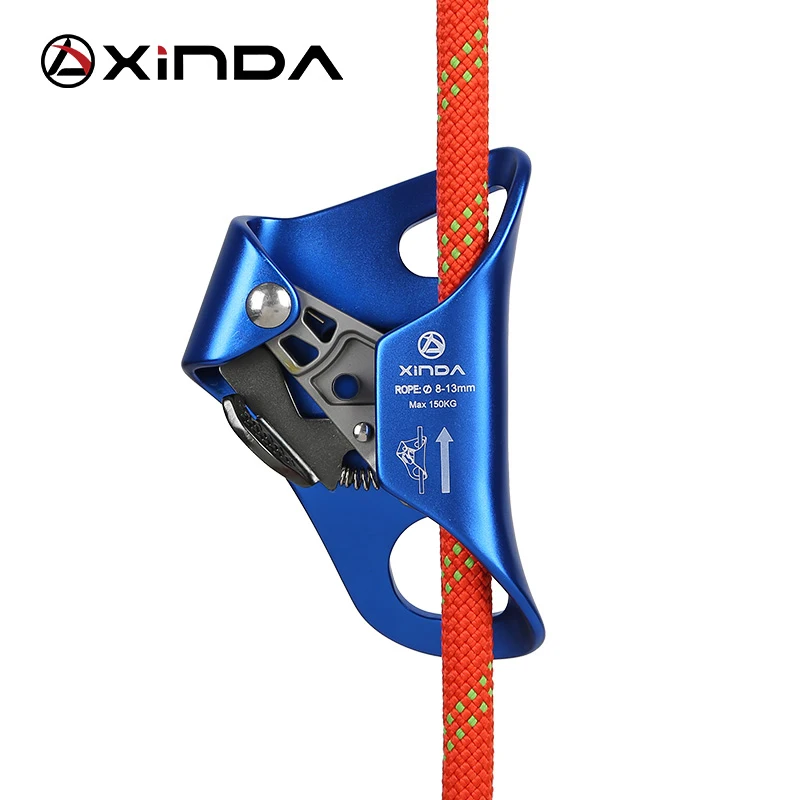 Outdoor Camping Rock Climbing Chest Ascender Safety Rope Ascending Anti Fall Off Survival Vertical Rope Climbing Equipment hand ascender