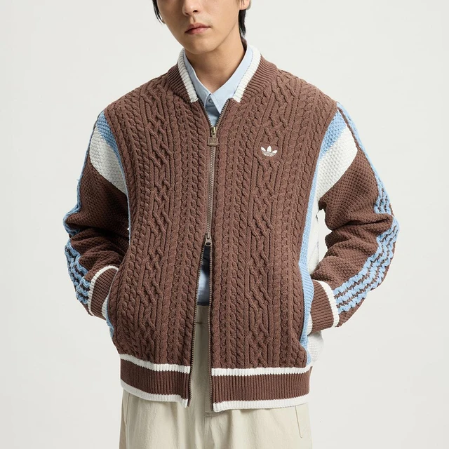 Veste chaude en tricot coupe ample pour homme Adidas Genuine Clover KS5963 1