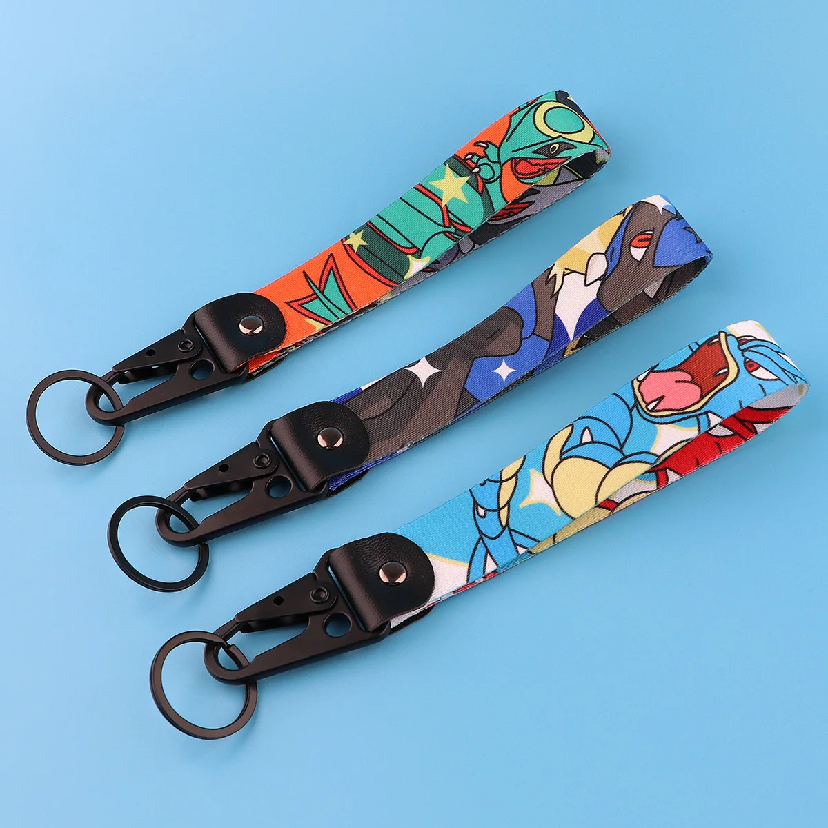 Pokemon Pikachu Gengar Keychain Anime Games Hanging Rope Keychain Car Backpack Jewelry Accessories Christmas Birthday Gift plush keychain,key chain,bunny keychain,balloon dog keychain