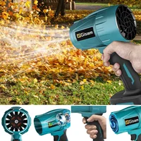 Gisam 200m/s Brushless Turbo Jet Fan Electric Air Blower Violent Handheld Duct Fan Turbo Electric Blower for Makita 18V Battery 2