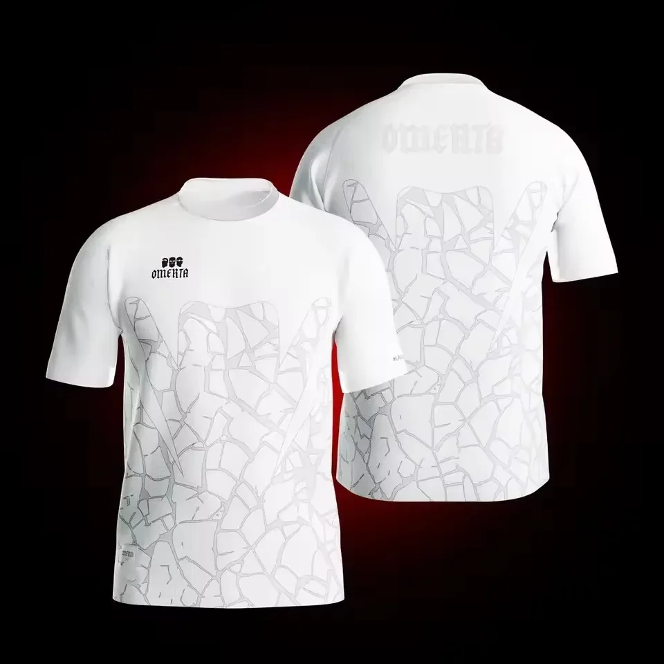 Omerta  Men's Mesh Boxing Jersey Breathable Jersey Outdoor Sportswear Unisex T Shirt Round Neck  Tees Tops Kids T-shirt Clothing 4