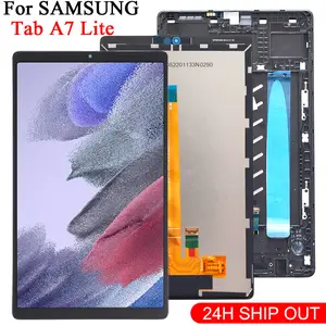 Screen Replacement for Samsung Tab A7 Lite 2021 SM-T220 LCD T220 Display  Touch Screen Digitizer Glass Panel Assembly Repair Parts Kit 8.7inch (Black