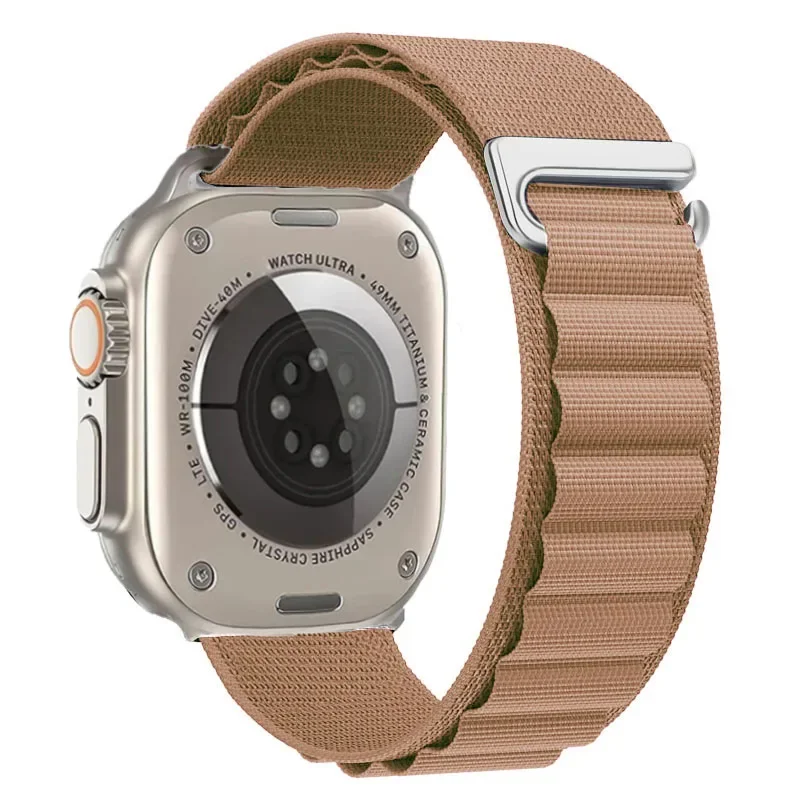 Premium Alpine Loop Nylon Sports Strap for Apple Watch - Versatile and Durable Bracelet Belt