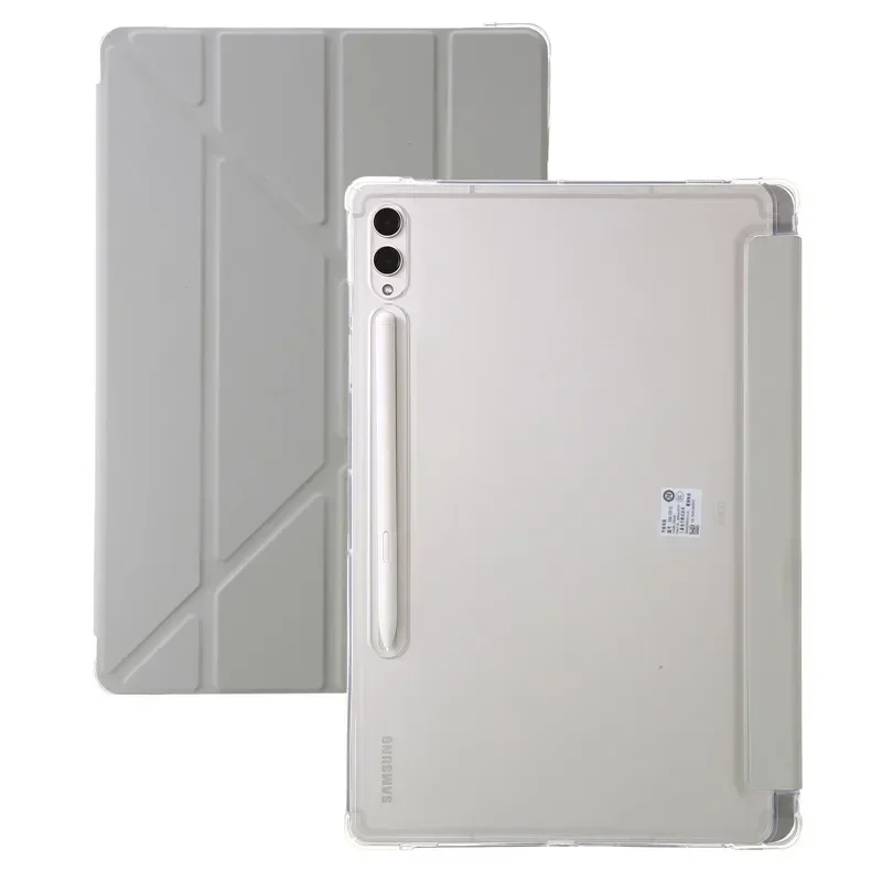 Premium Clear Acrylic Stand Smart Cover with Pen Holder