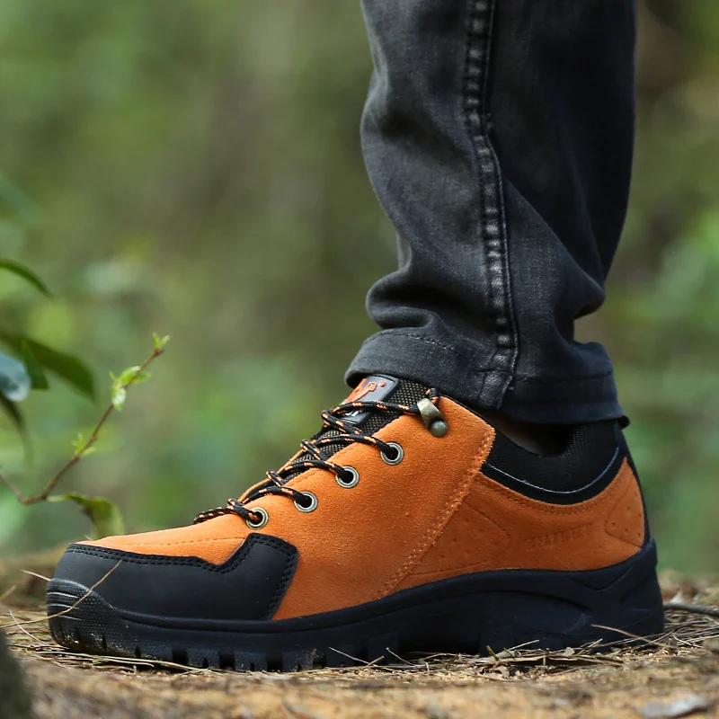 HIKEUP Outdoor Walking Mountain Shoes Couple Models Padded Warm Casual Sports Men Women Cotton Shoes Anti-Slip Wear Resistant