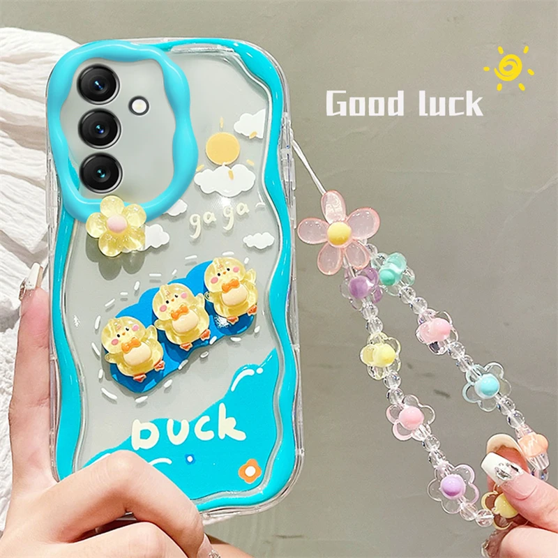 Süße Handyhülle Mit Bären- Und Blumenmotiv Für Samsung Galaxy_voghion.com