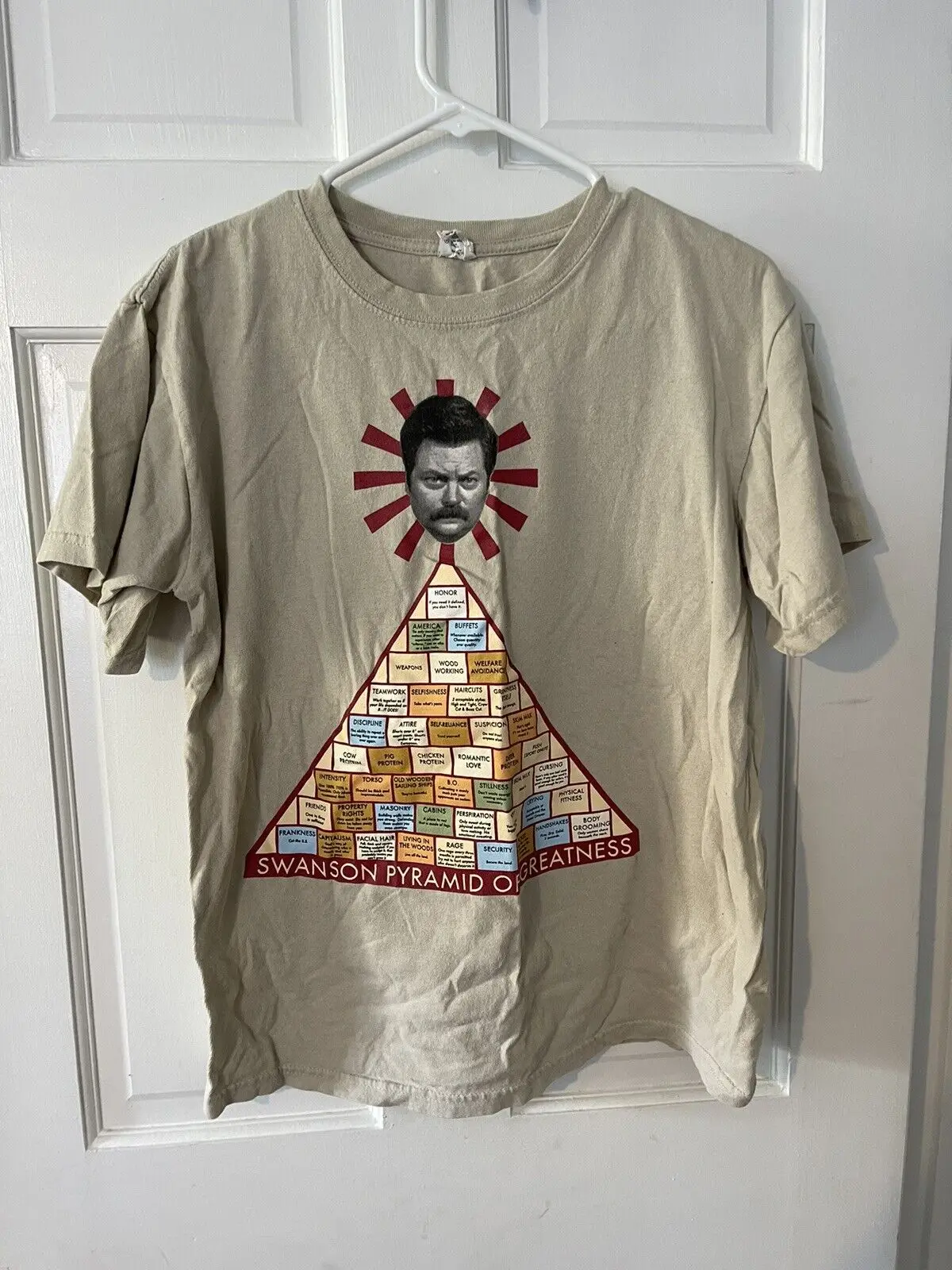 Parchi Vintage E Ricreazione-Ron Swanson Tee Shirt Med