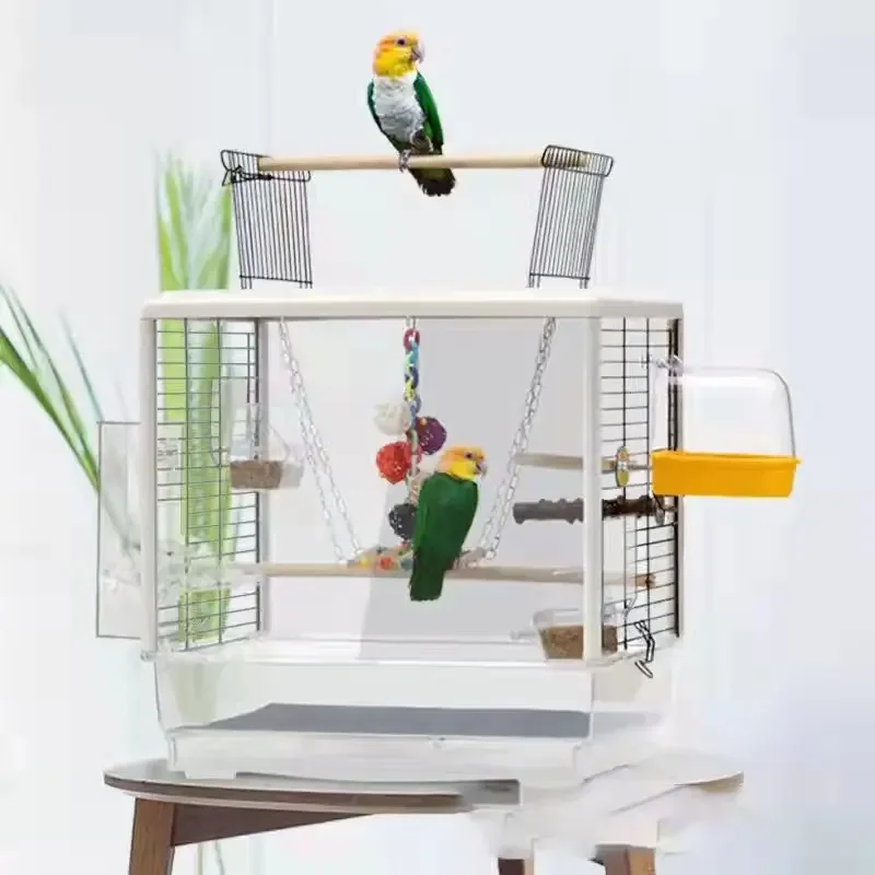 

Small And Medium Size Parrot Toy Swing Ladder Double Layer Downstairs