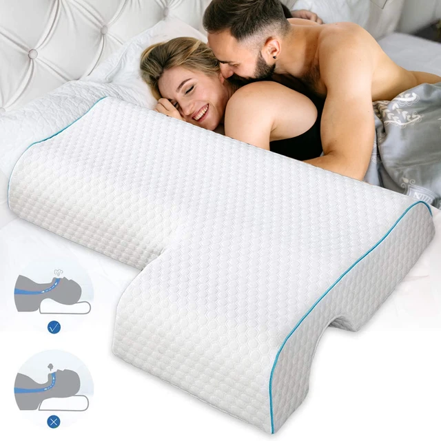 Coppia cuscino in Memory Foam con foro per il braccio pressione di rimbalzo  lento cuscino per paralisi Anti-mano protezione per duetto cuscini  cervicali - AliExpress