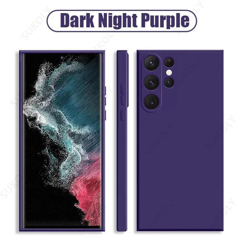 Premium Liquid Silicone Soft Phone Case - Durable TPU Protective Cover