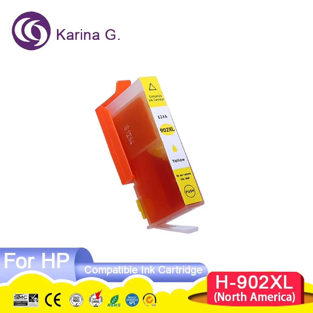 902 902XL 906 906XL Premium Color Compatible Printer Inkjet Ink Cartridge for O