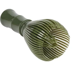 Elegant Resin Matcha Whisk Set with Holder - Reusable Tea Ceremony Tool (Army green)