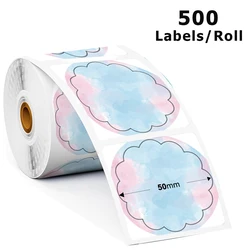 Holographic Laser Silver Thermal Sticker DIY Seal Labels for Craft and Party Decorations (Pattern-4)