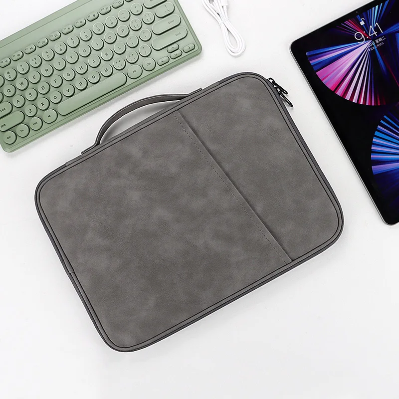 Elegant Shockproof Sleeve Case for Tablets and Laptops, Fits Up to 13 Inch