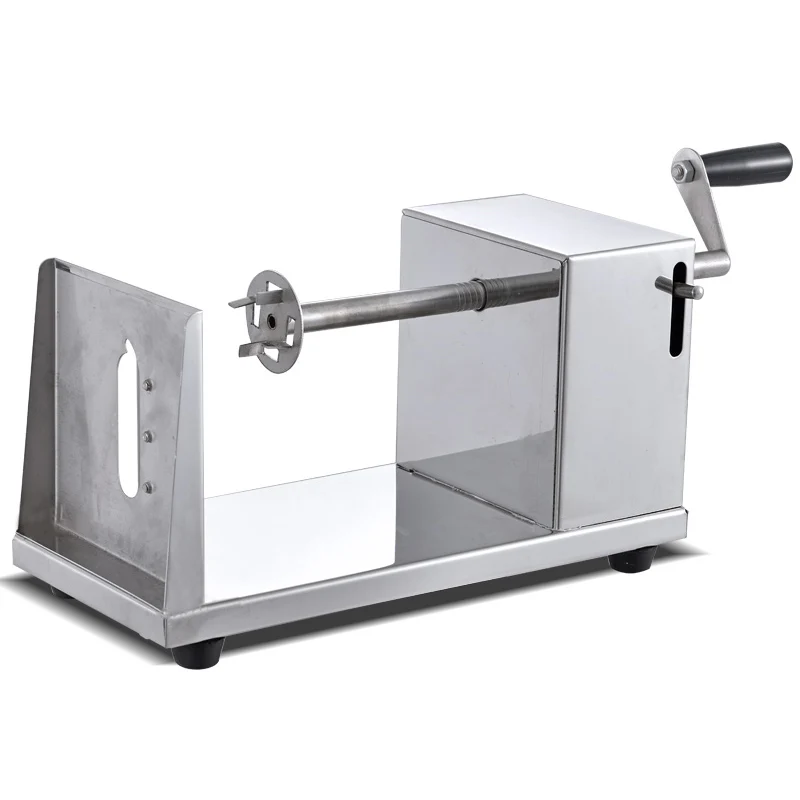 Hand Rotating Potato Tower Machine Manual Potato Cyclone Chip Machine Tornado Cyclone Tower