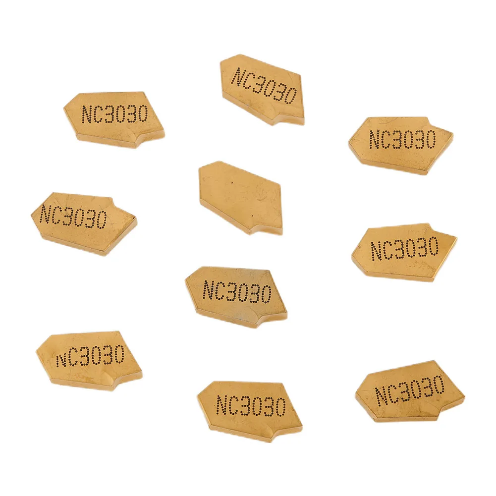 

Semi-finishing 10Pcs Steel Insert GTN-3 Gold SP300 NC3020 ZQMX3N11-1E Useful Durable Tool Kit Set Parts Latest