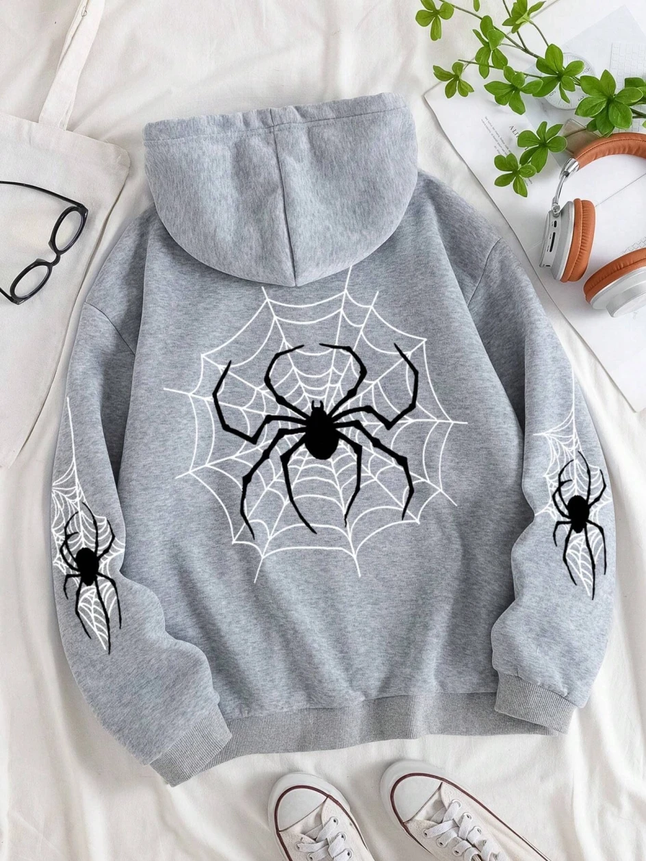 spider 水色 パーカー ガーゼ裏毛 オーバーサイズZIPパーカー［Soiunique］ 通販