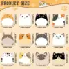 12pcs Sticky Notes Cute Cat, Creative Journal Convenience Stickers Suitable For Notebook And All Kinds Of Note Taking Occasions 5