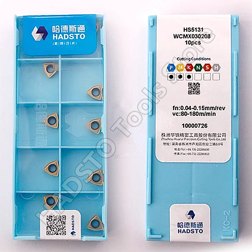 WCMX030204/WCMX030208/WCMX040204/WCMX040208/WCMX050308/WCMX06T308/WCMX080412 HS5131 HADSTO карбидные вставки с ЧПУ