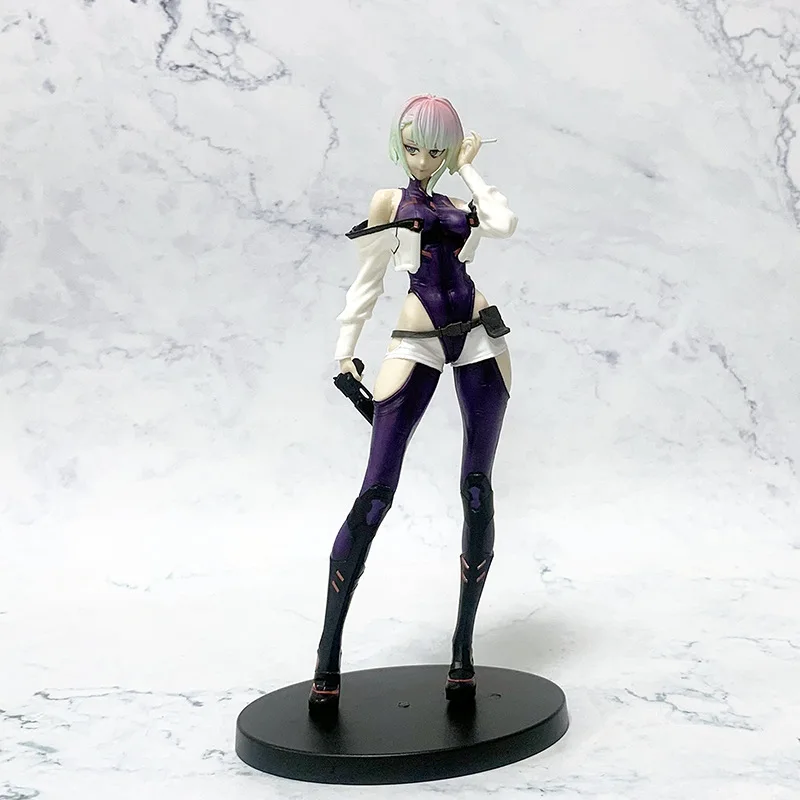 Cyberpunk-Edgerunners-22cm-Lucyna-Kushinada-Stands-Figure-With-Box-Lucy