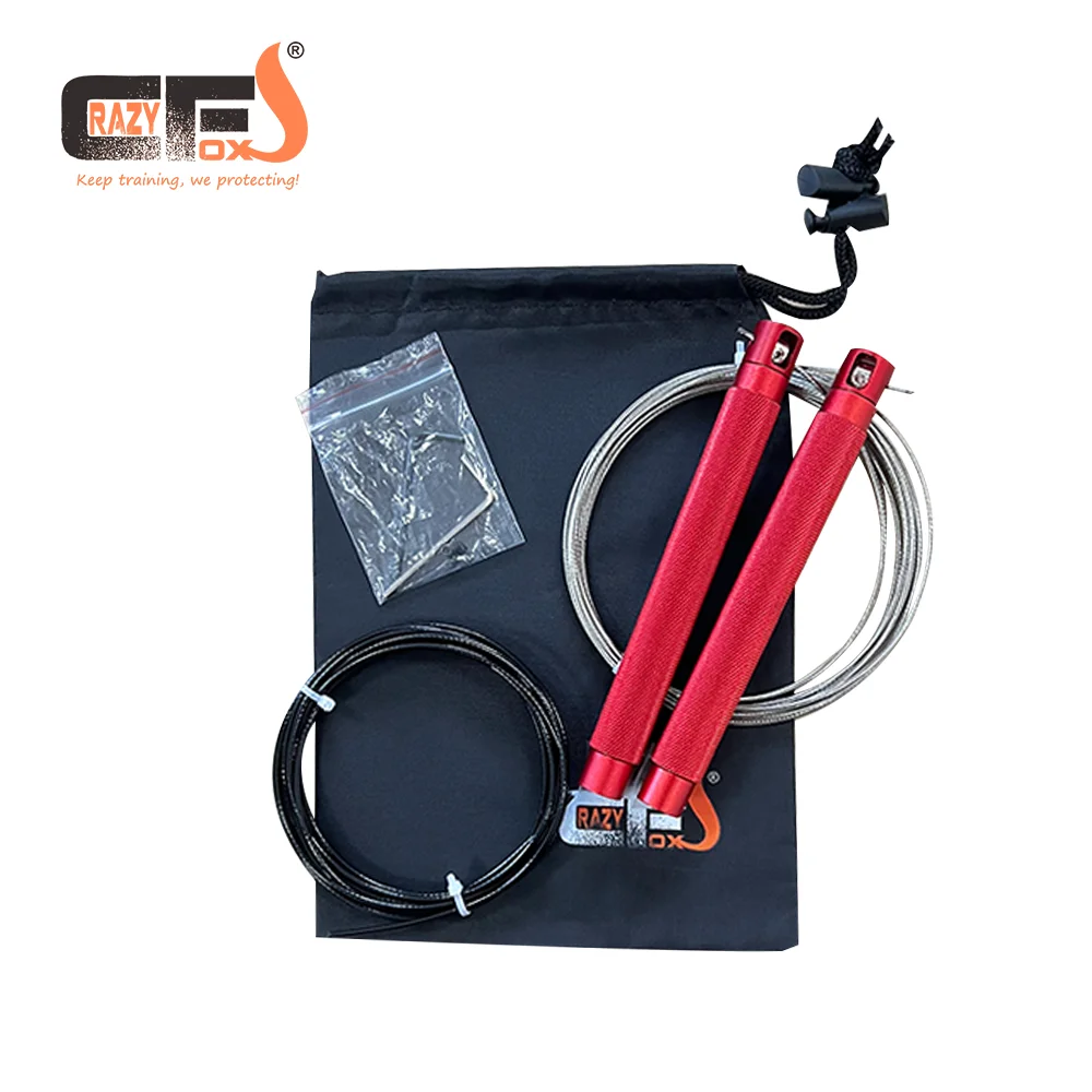 Jump Rope Cable Speed Adjustable Tangle Free with Ball Bearings RPM Style