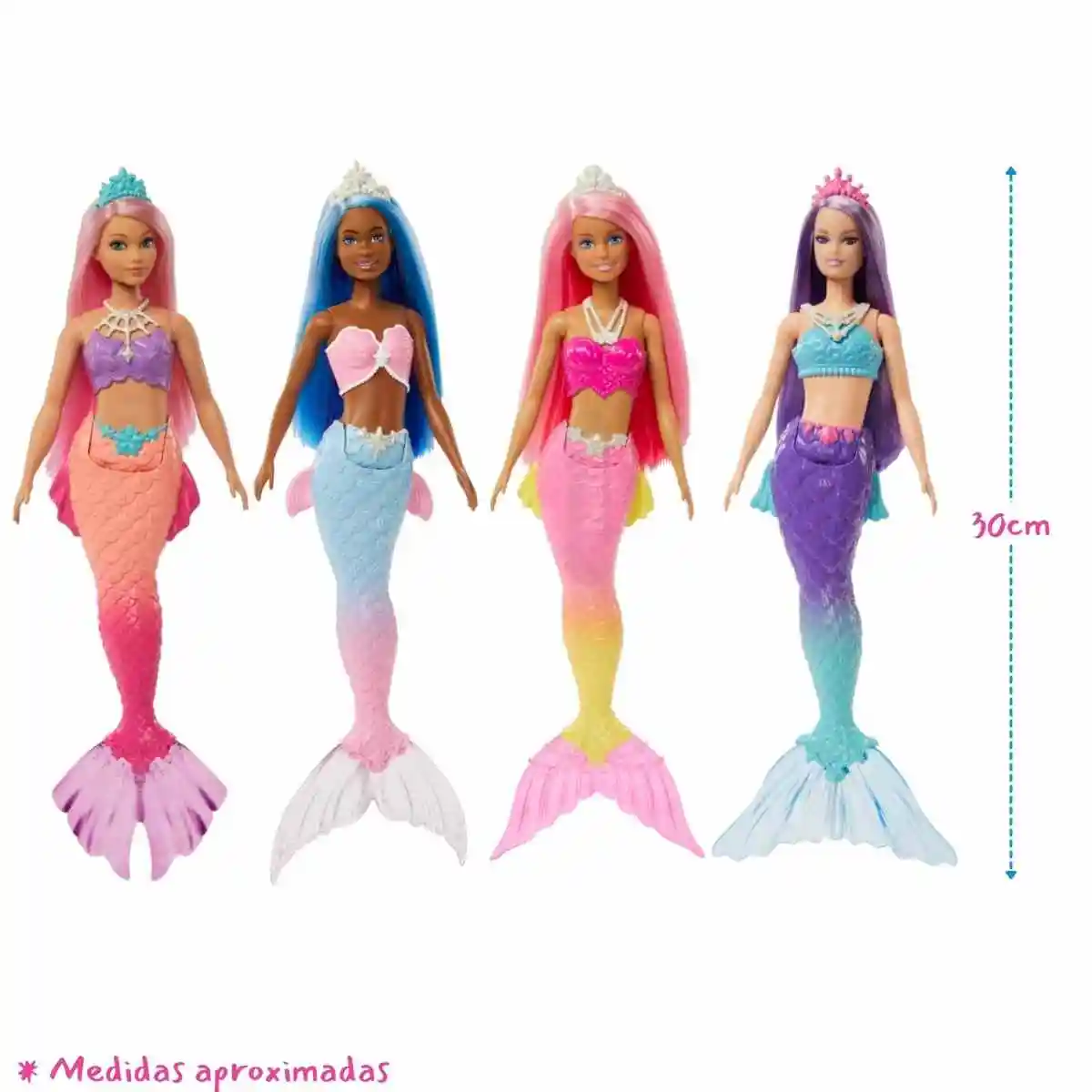 Boneca Articulada - Barbie Dreamtopia - Sereia com Luzes