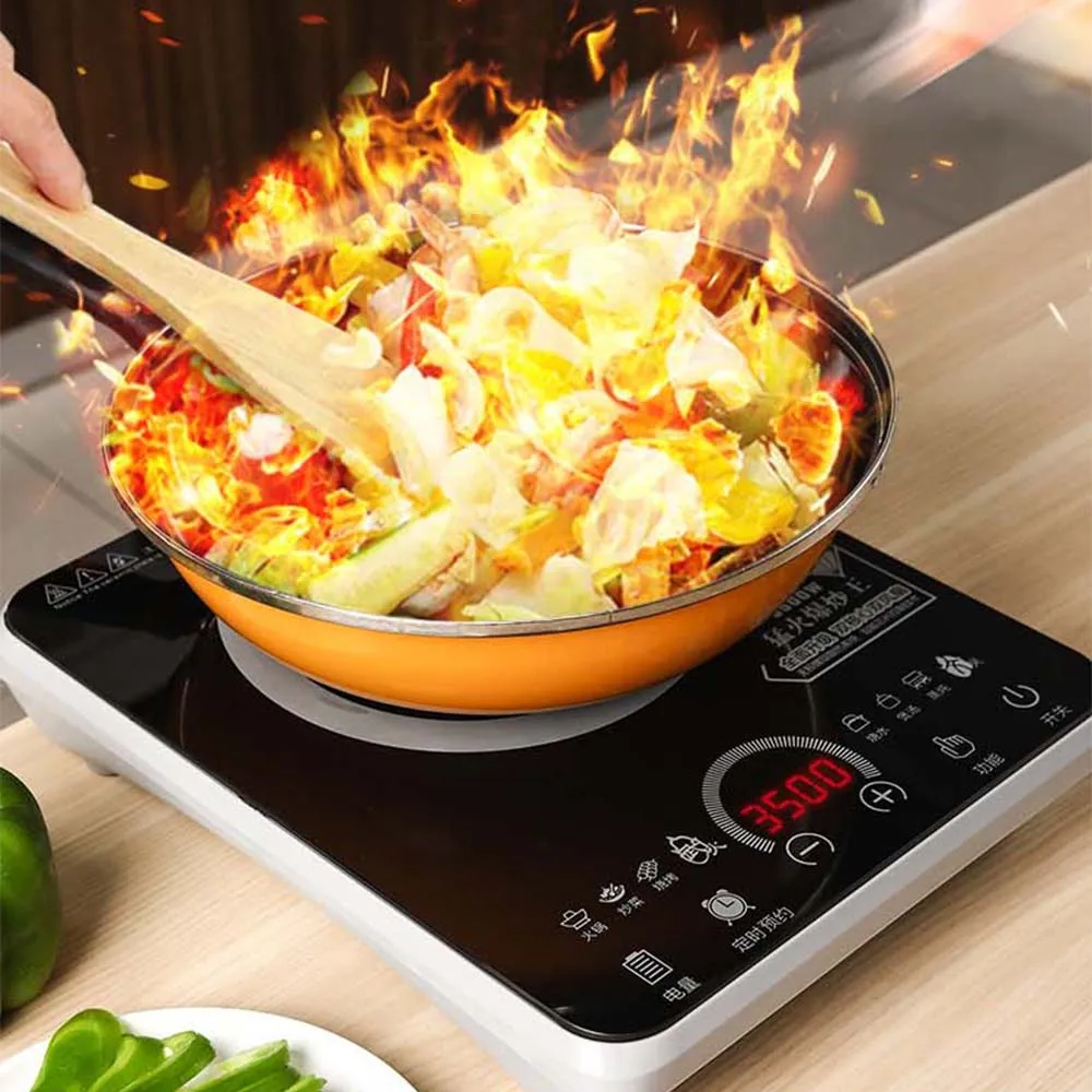 3500W commercial stir frying energy-saving Induction cooking household multi-function touch screen Induction cooking
