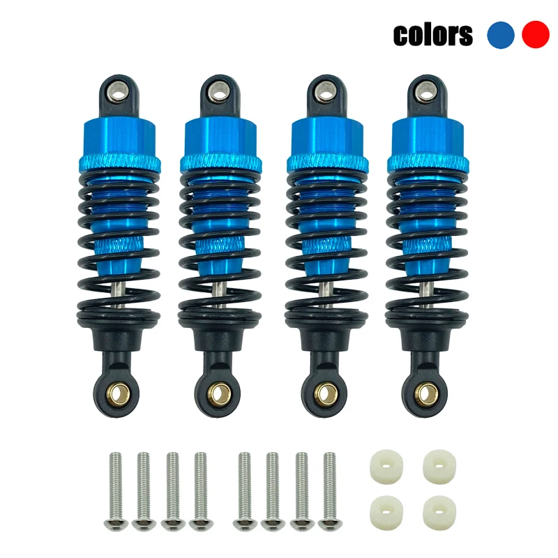 

New 4Pcs Aluminum Alloy Shock Absorbers Damper Set for Tamiya TT-01 TT01 TT-02 TT02 1/10 RC Car Upgrade Parts