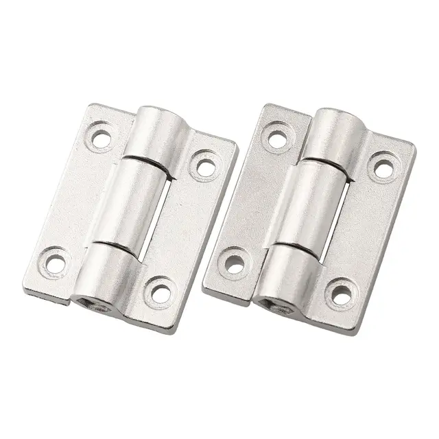 2pcs Door Hinges Cabinet Wooden Box Flat Hinge Adjustable Torque Damping Hinge Shaft Furniture Hardware Accessories 4