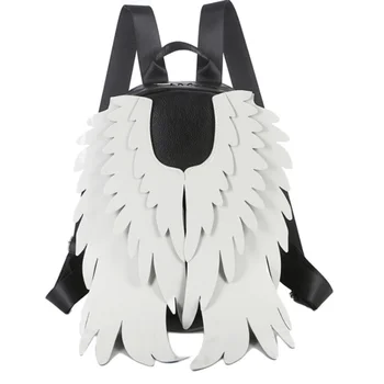 Mochila backpack design Asas de Anjo em couro PU