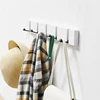 Foldable Bamboo Wall-mounted Clothes Hooks, Door Hangers, Household Coat, Towel Hook Shelf, Bathroom Hanging Rack 5
