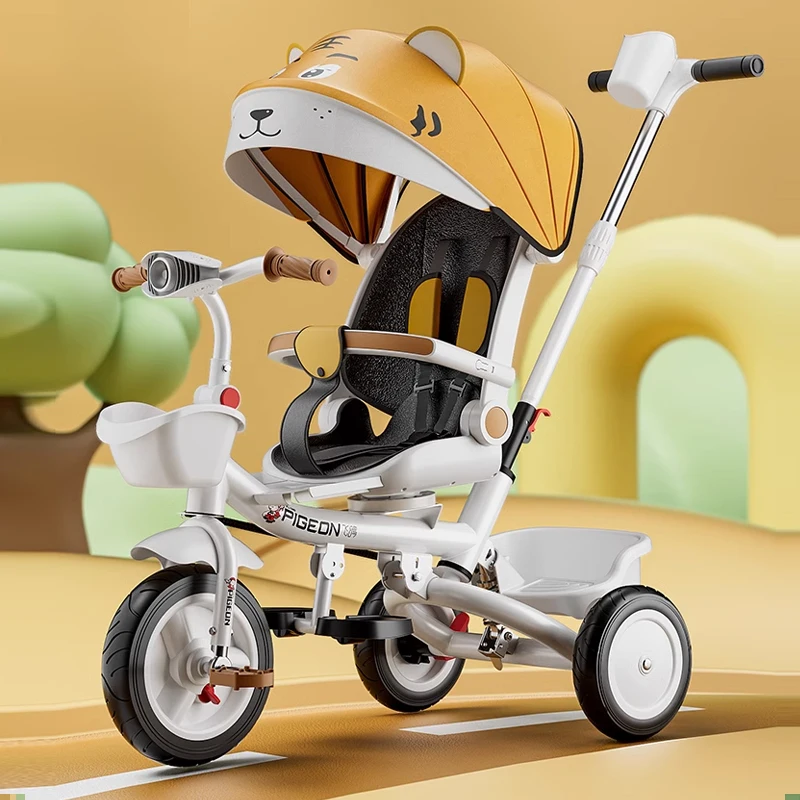 La Bicicletta Pieghevole Per Bambini Triciclo Per Bambini Può Sedersi E Sdraiarsi Passeggino A Tre Ruote Bambino Trike Carrello Per Neonati Regalo Per