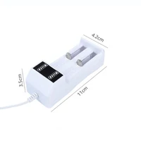 Smart LED Chargering 14500 /18650 Battery Charger Universal 2 Slot Li-ion Battery USB Charger for Rechargeable Batteries - Image 6
