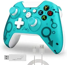 TechKen Wireless Controller Compatible with Xbox One S X PS3 and PC with 2.4G Connection