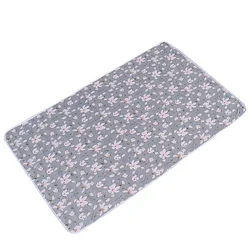 Waterproof Washable Cartoon Mattress Protector for Baby and Toddler Bedding (Floral)