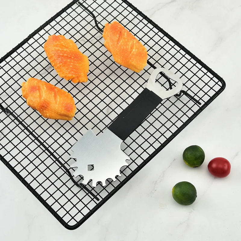 Bbq Stainless Steel Cleaner Grill Scraper Grill Mesh Scraper Cleaner Mesh Stainless Steel