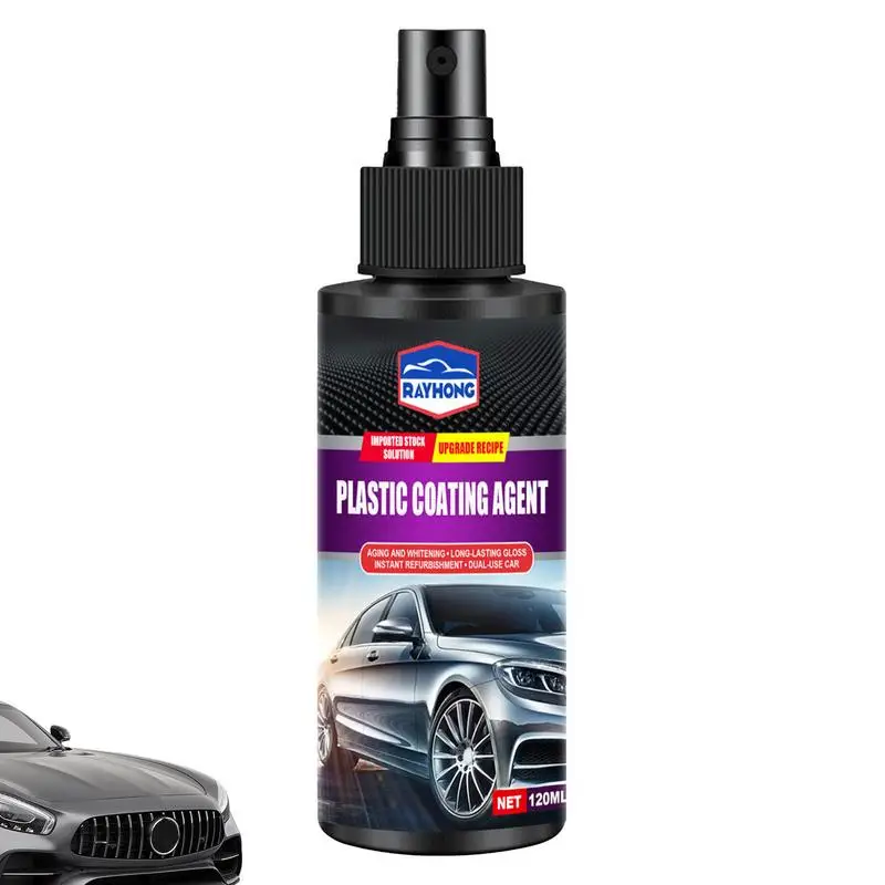 

120ml Car Interior Restorer Waterproof UV-resistant Automotive Interior Coating Spray Fast & Effective Car Refurbishing Agent