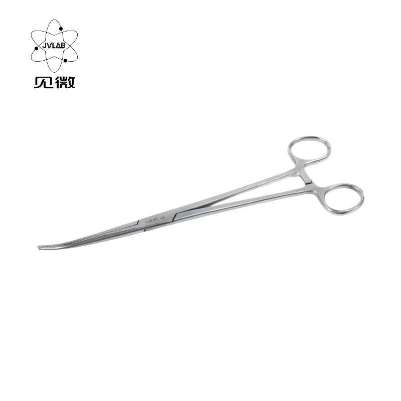 Hemostatic Forceps Curved Head 200 mm Stainless Steel Medical Pliers Surgical Forceps Laboratory Cutting Pliers