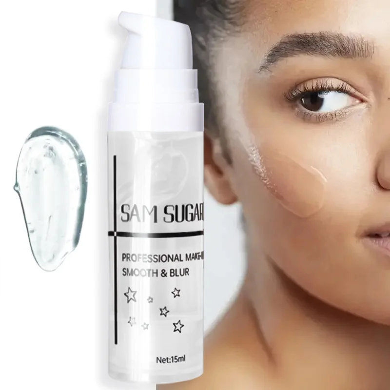 Facial Primer Makeup Primer 1pc Crystal Primer for Makeup Base Smooth Easy to Apply Non-sticky Moisturizing Brightening Face before Makeup 15ml