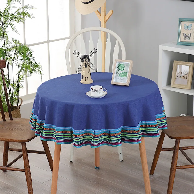 

Round table cloth water, oil, ironing and wash free