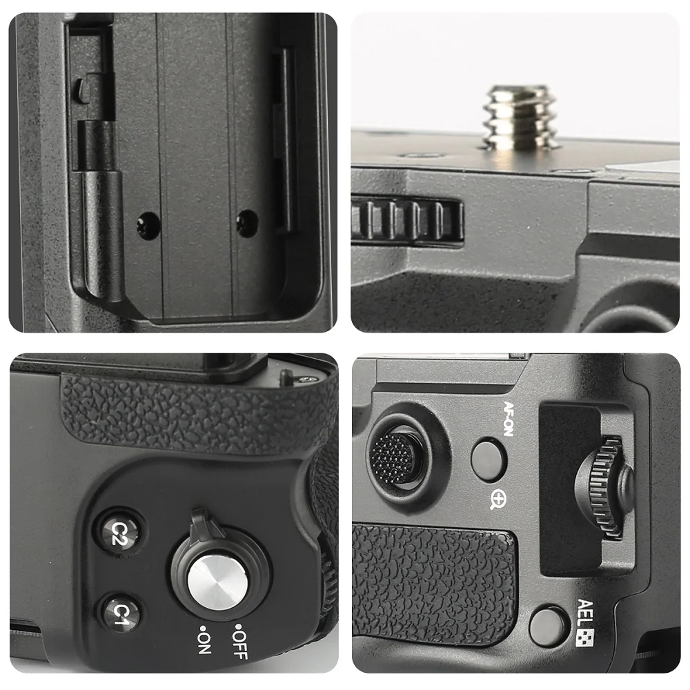 Meike MK-A7R IV Professional Vertical Battery Grip for Sony A7IV A7RIV A9II Mirrorless Cameras