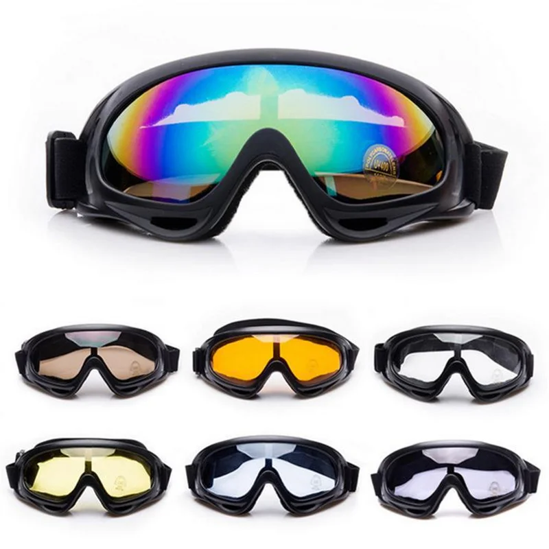 

Men's Winter Ski Goggles Running Cross Country Blackout Sunglasses Ladies Snowmobiling Winter Outdoor Sports Snow Cycling Glasse