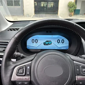 Para Subaru Forester 2013-2018, Pantalla Digital LCD de 12.3 Pulgadas para el Panel de Instrumentos, Cabina Virtual, Velocímetro, Panel de Pantalla, CarPlay 1