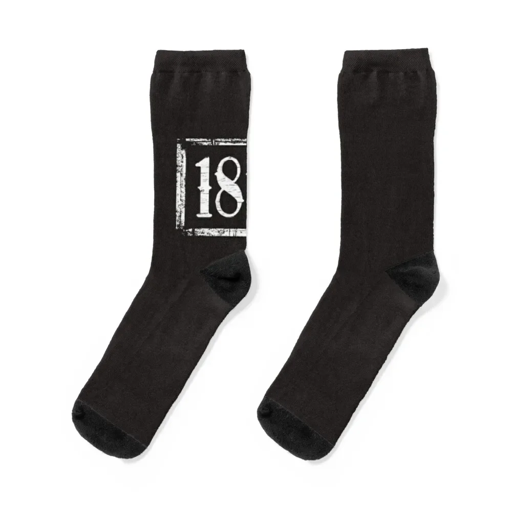 1883 Logo Classic T-Shirt Socks Heating sock hiking cool Socks For Men Women's
