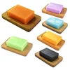 Natural Ginger Oil Soap 100g Handmade Tea Tree Soap Bamboo Charcoal ,Lavender, Honey, Kojic Acid Soap Lightning 1